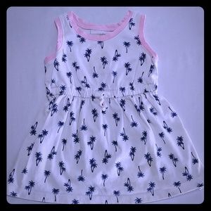 Carter's Sleeveless Palm Tree Dress Girls 9m